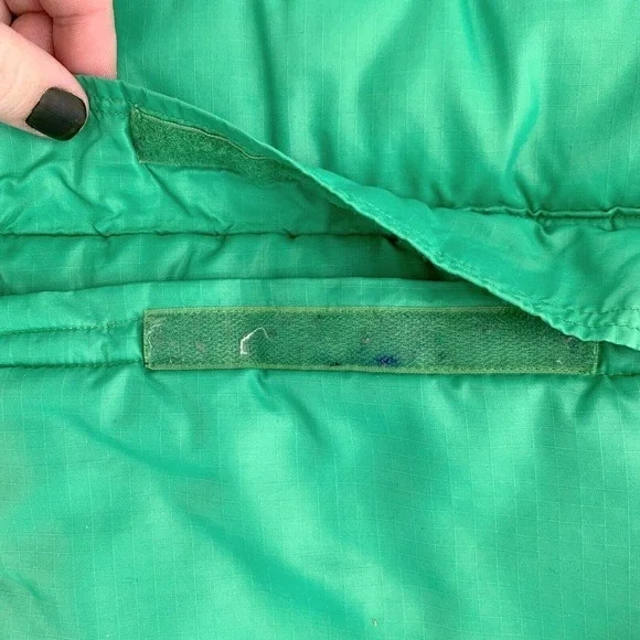 VINTAGE Frostline Kit Broomfield Colorado Green Puffer Vest Size Large Gorpcore - Picture 4 of 10